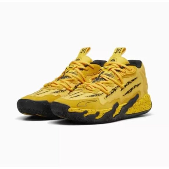 Puma Porsche x MB.03 Mens Basketball Shoes Yellow 309847-01 NEW Multi Sz - Picture 3 of 7